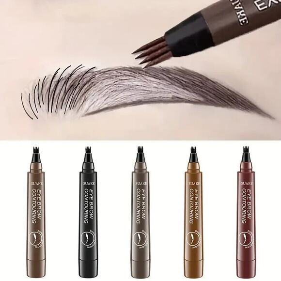 Microblading Eyebrow Pen, Waterproof Marker, 3D Fork Makeup - Picture 3 of 14